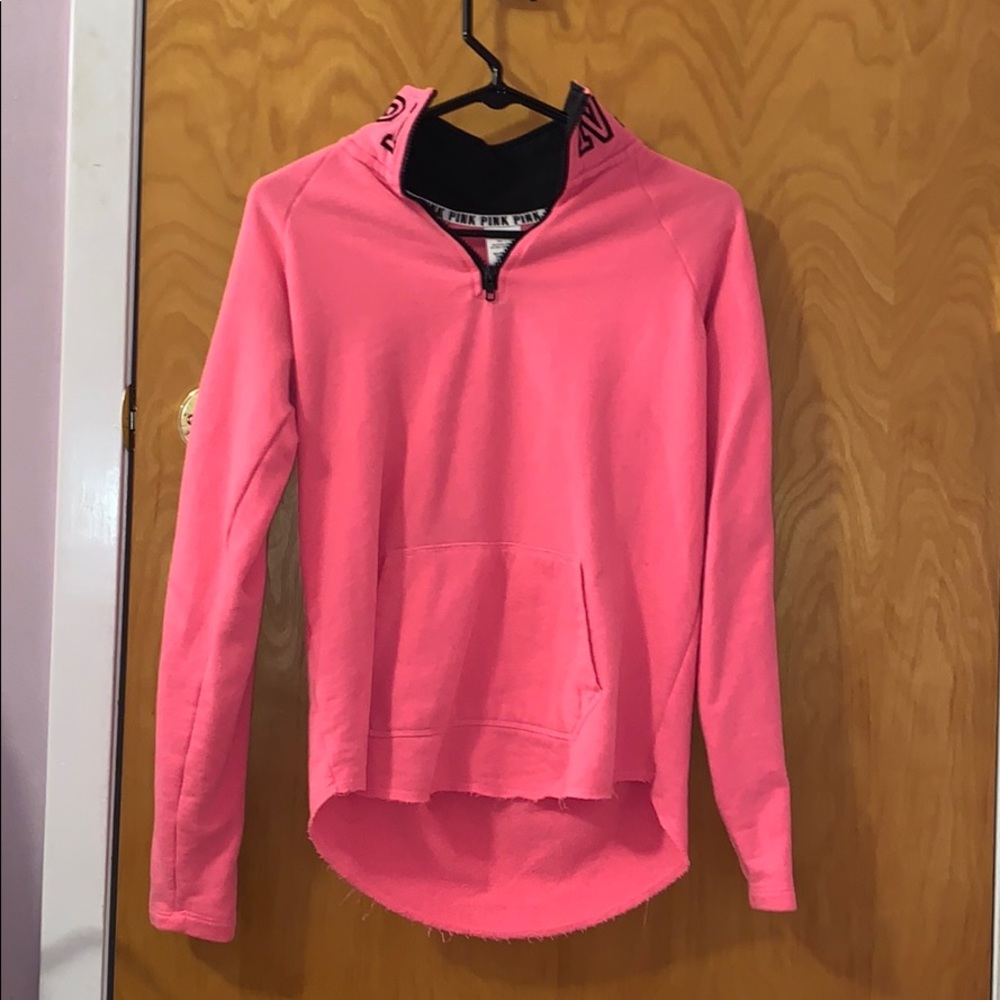 Pink Victoria Secret Pink Quarter-zip